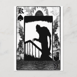 Carte Postale Ombre Nosferatu dans les escaliers