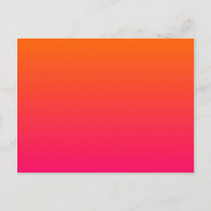Carte Postale Ombre rose et orange