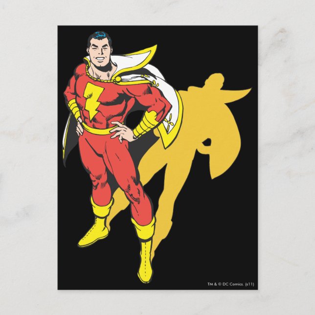 Carte Postale Ombre SHAZAM (Devant)