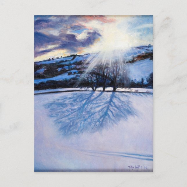 Carte Postale Ombres de neige 2009 (Devant)