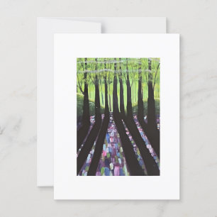 Carte Postale Ombres forestières