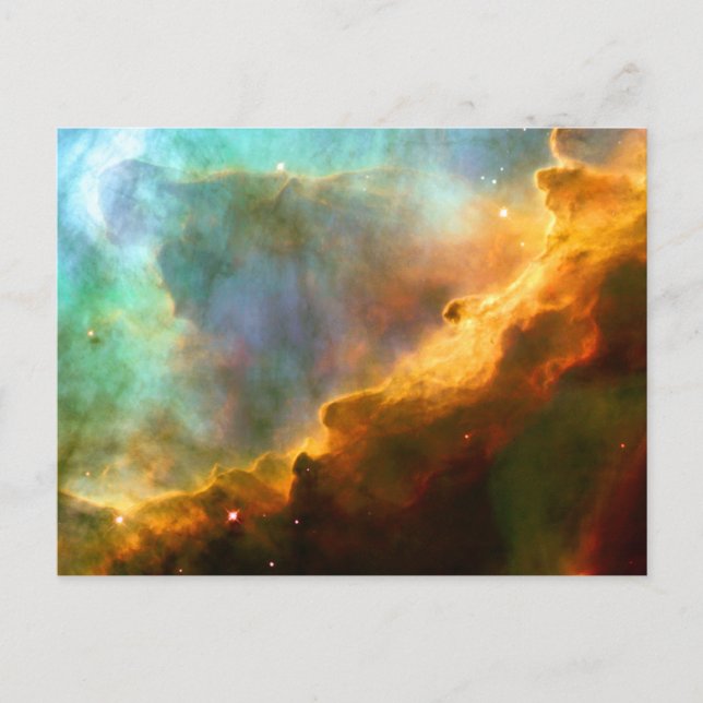 Carte Postale Omega / Nebula du cygne (télescope Hubble) (Devant)