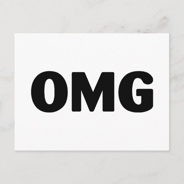CARTE POSTALE OMG (Devant)