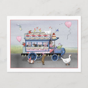 Carte postale Omnibus Heureuse Sainte-Valentin