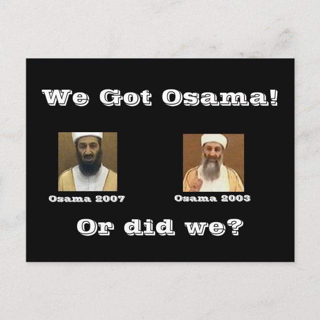Carte Postale On A Oussama ! (Devant)