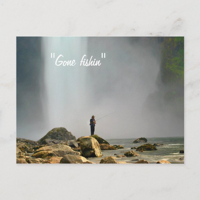 Carte Postale On a pêché (Devant)