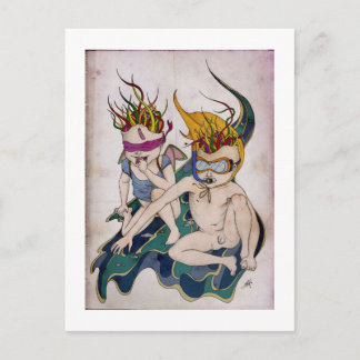 Carte postale - On allait sauver le monde