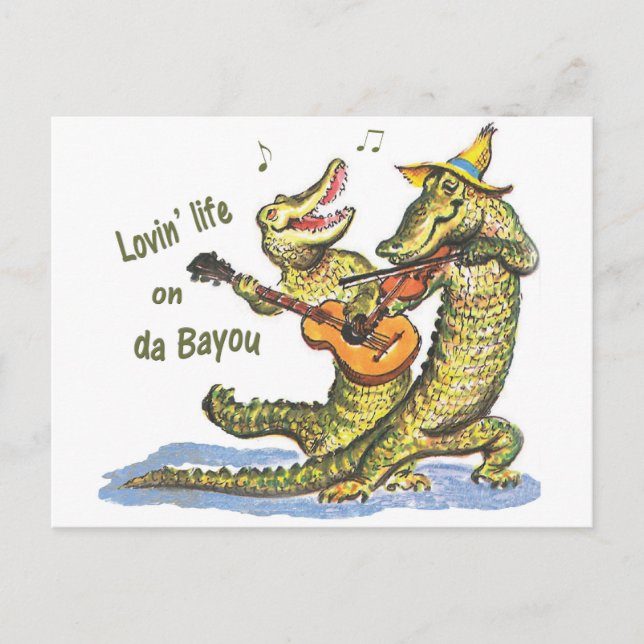 Carte Postale On da Bayou (Devant)