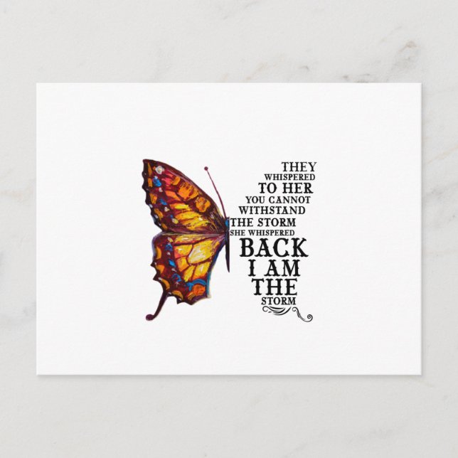 Carte Postale On lui a chuchoté que tu ne peux pas résister à la (Devant)