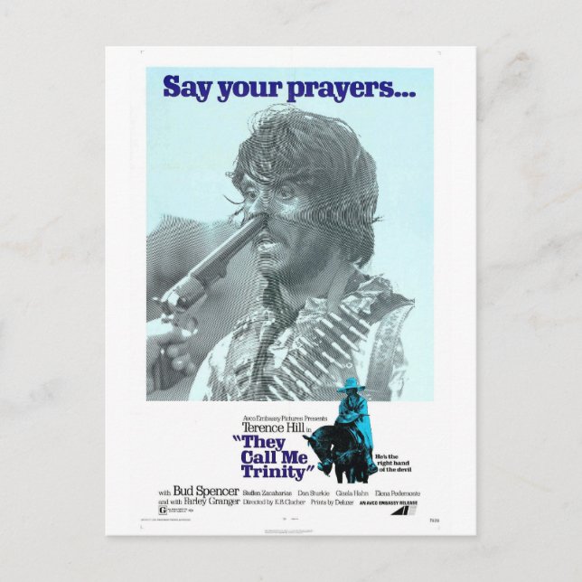 CARTE POSTALE ON M'APPELLE TRINITY POSTCARD (Devant)