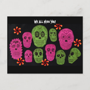 Carte Postale On vous manque tous !