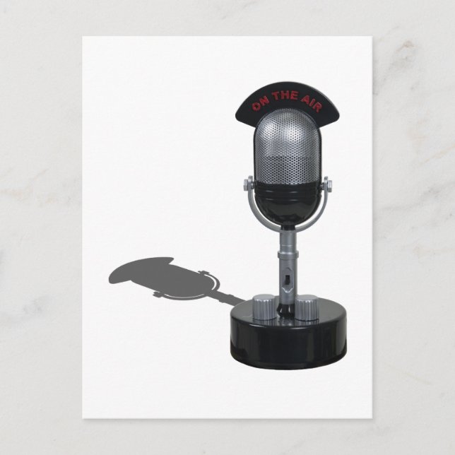 Carte Postale OnAirPillMicrophone042211 (Devant)