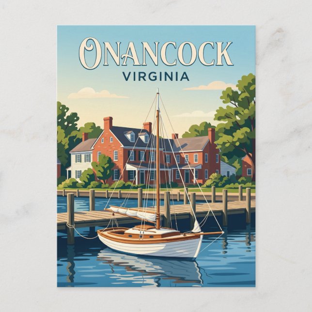 Carte Postale Onancock États-Unis (Devant)