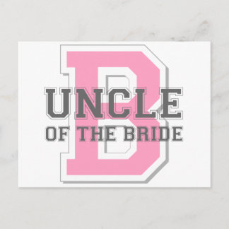 Carte Postale Oncle de la mariée Cheer