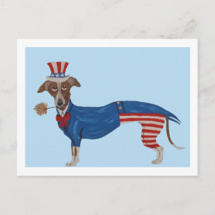 Carte Postale Oncle Sam Greyhound