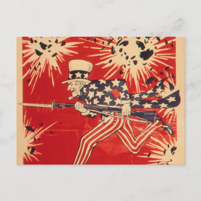 Carte Postale Oncle Sam - Vintage (Devant)