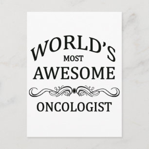 Carte Postale Oncologue le plus génial au monde