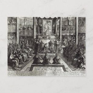 Carte Postale Onction de Louis XIV à Reims