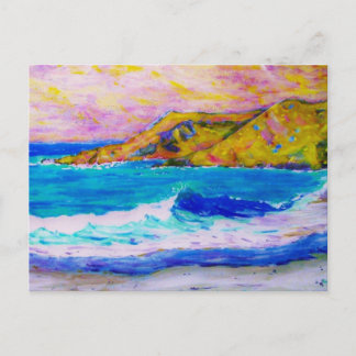 Carte Postale ondes battantes Art