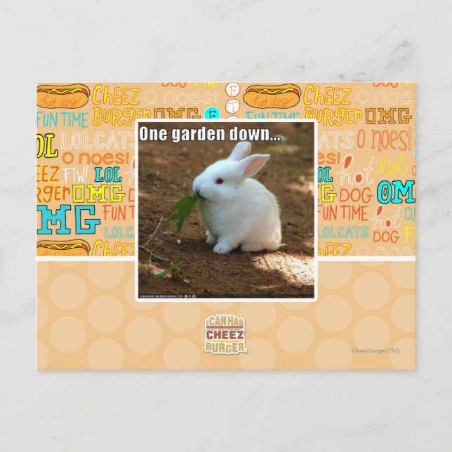 Carte Postale One Garden Down� (Devant)