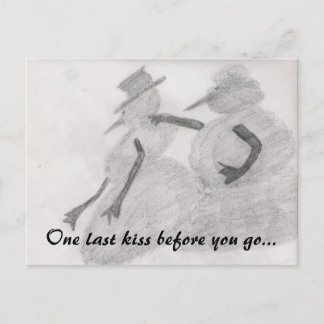 Carte Postale one last kiss post