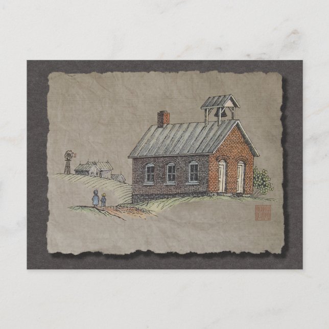 Carte Postale One Room School (Devant)