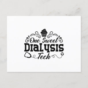 Carte Postale One Sweet Dialysis Technician Dialysis Nurse