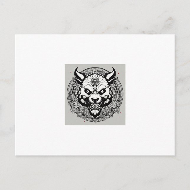 Carte Postale Oni Panda Essence Logo Tee (Devant)