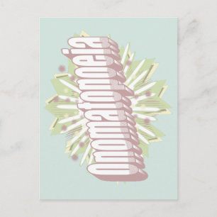 Carte Postale Onomatopoeia Explosion Anglais