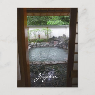 Carte Postale onsen japonais