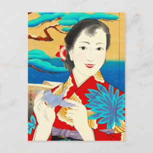 Carte Postale Onuma Chiyuki Japonais Mois par mois Nouveau