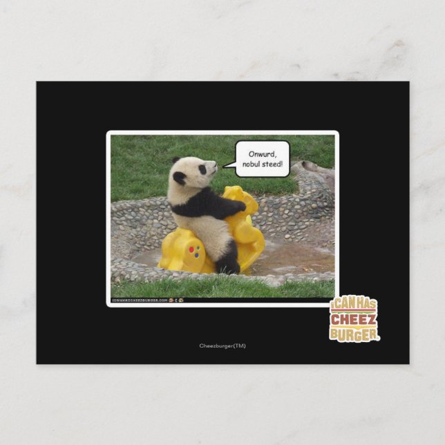 Carte Postale Onwurd, coursier de nobul ! (Devant)