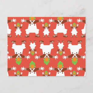 Carte Postale Oompa Loompa Motif dansant