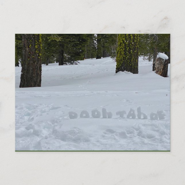 Carte Postale Oooh Tahoe (Devant)