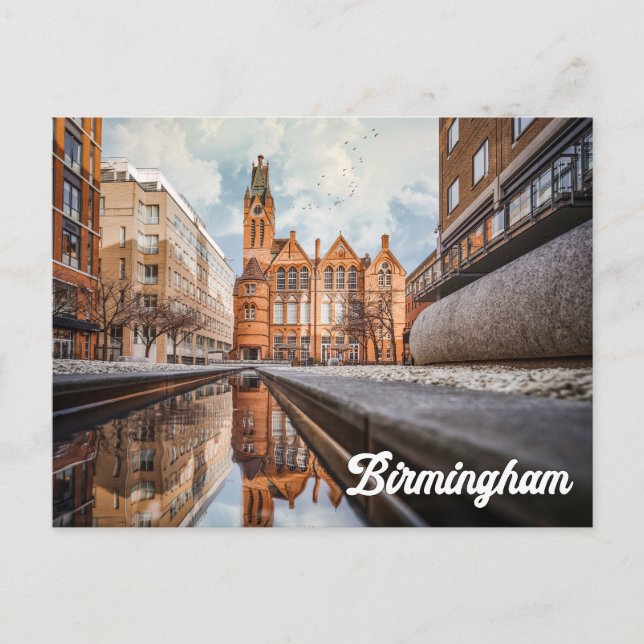 Carte Postale Oozells Square, Birmingham, Angleterre (Devant)