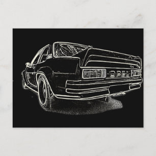 Carte Postale Opel Ascona i400
