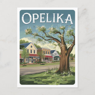 Carte Postale Opelika, Alabama