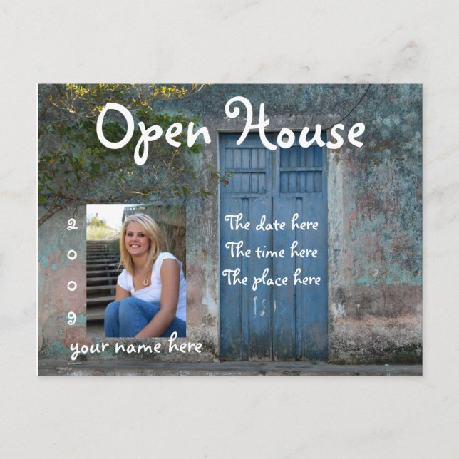 Carte postale Open House Portes Bleues (Devant)