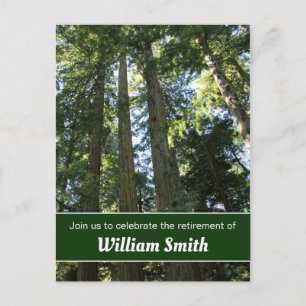 Carte postale Open House pour la retraite forestiè