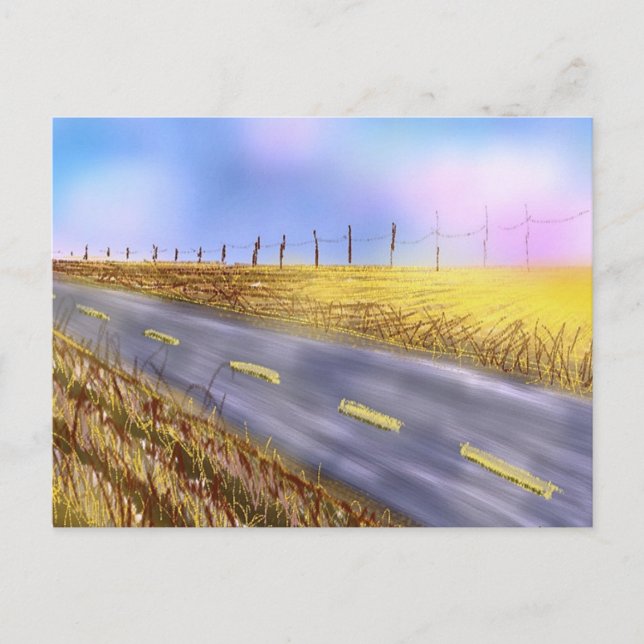 Carte postale "Open Road" (Devant)