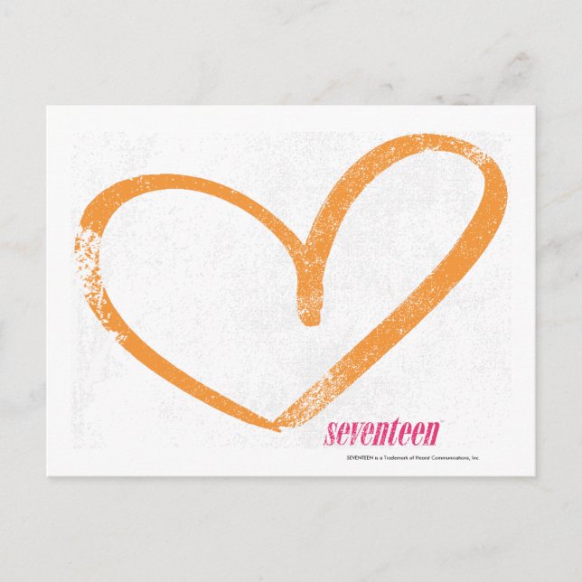 Carte Postale OpenHeart Orange (Devant)