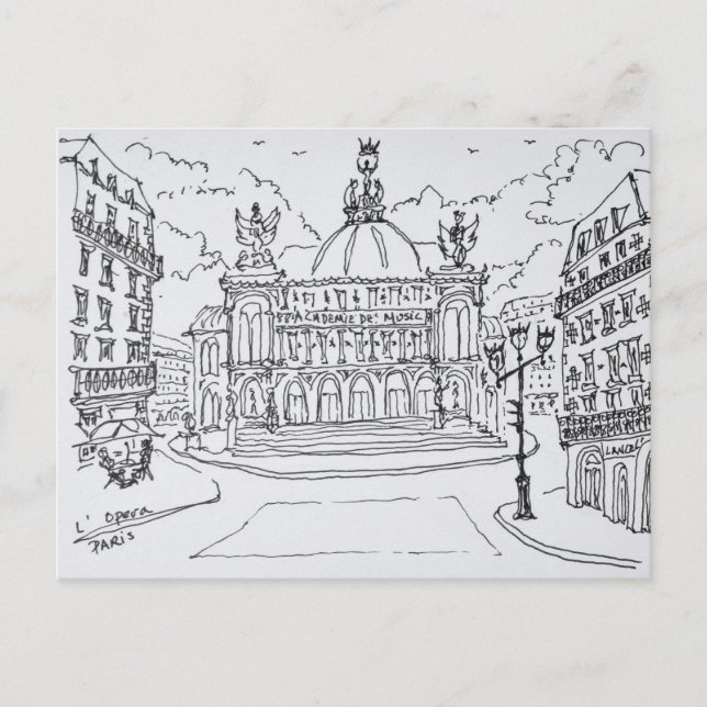 Carte Postale Opéra de Paris Palais Garnier | Paris, France (Devant)