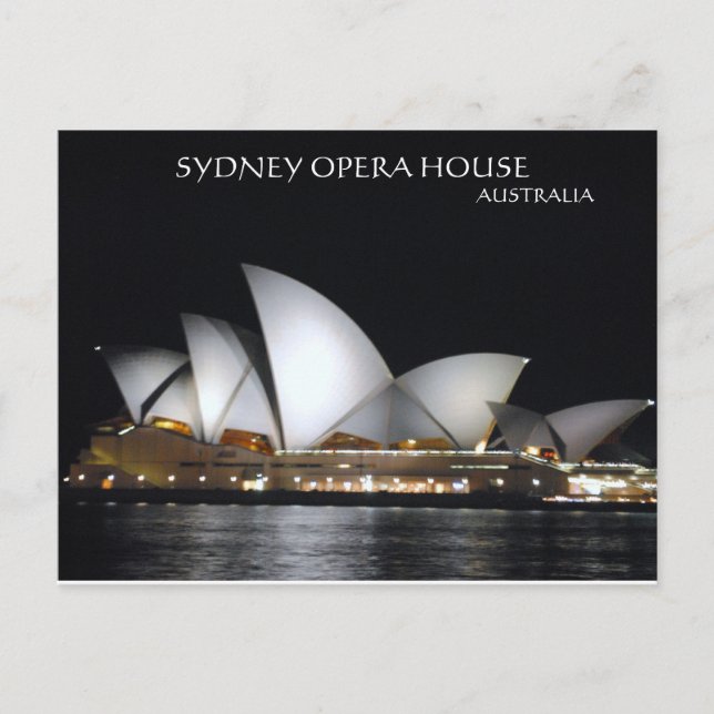 Carte Postale Opéra de Sydney (Devant)