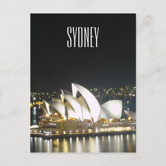 Carte Postale opéra de sydney (Devant)