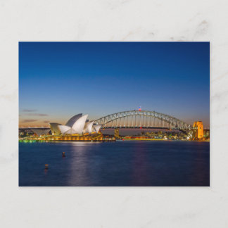 Carte Postale Opéra de Sydney la nuit