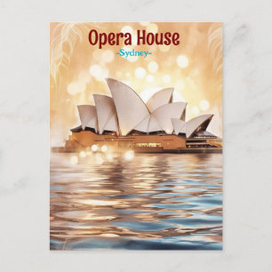 Carte Postale Opéra de Sydney Vintage