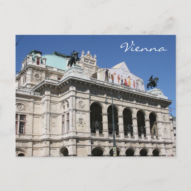 Carte Postale opéra de vienne (Devant)