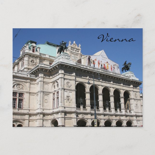 Carte Postale opéra d'état de vienne (Devant)