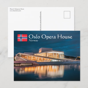Carte Postale Opéra d'Oslo