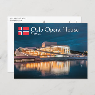 Carte Postale Opéra d'Oslo
